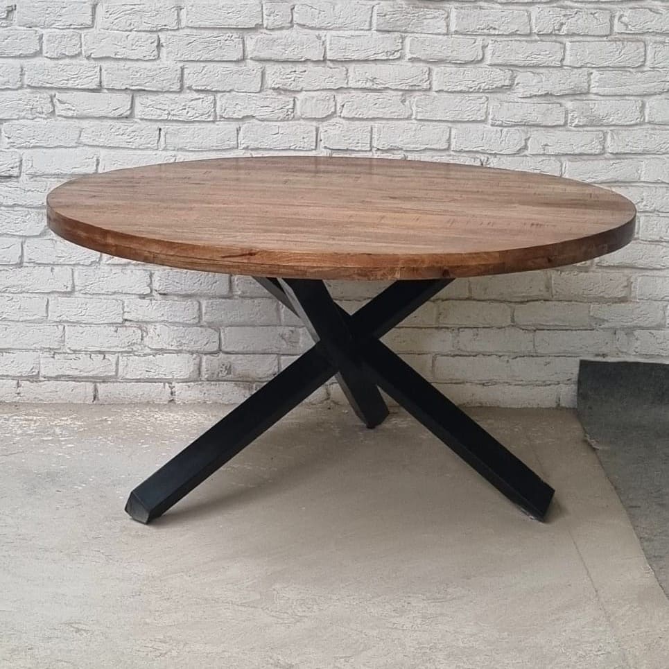 Table industrielle ronde 150 cm