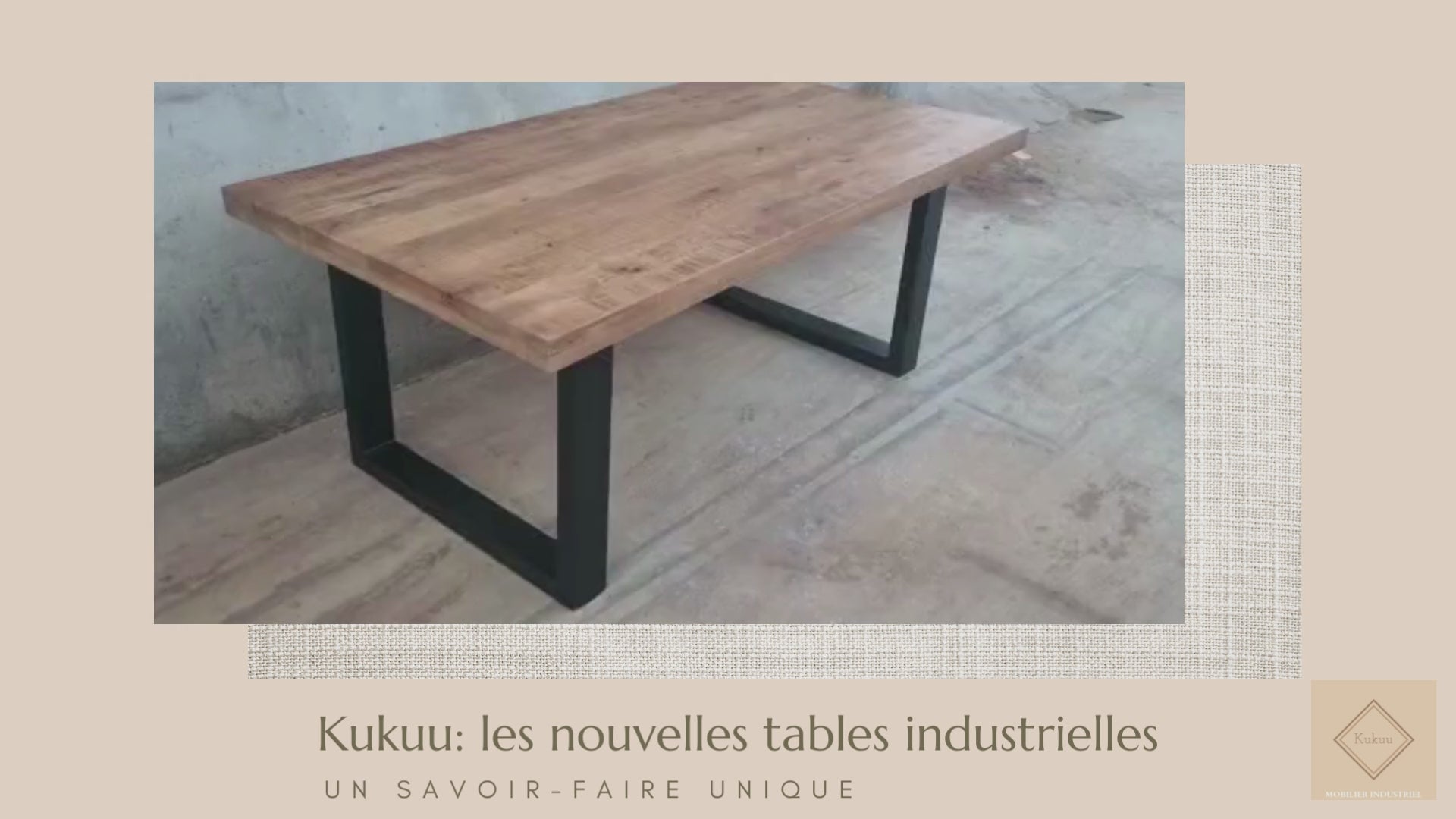 La table à manger bois massif industrielle 160 cm BROOKLYN est disponible en différentes dimensions: 180, 200 et 220 cm. Cette table à manger industrielle a été fabriquée à partir de métal et bois de manguier. Mesures: 160 x 90 x 78 cm. Kukuu, boutique en ligne de mobilier industriel, meubles d'intérieur en bois massif.